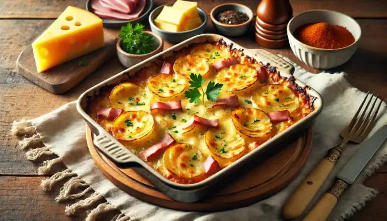 Scalloped Potatoes with Ham