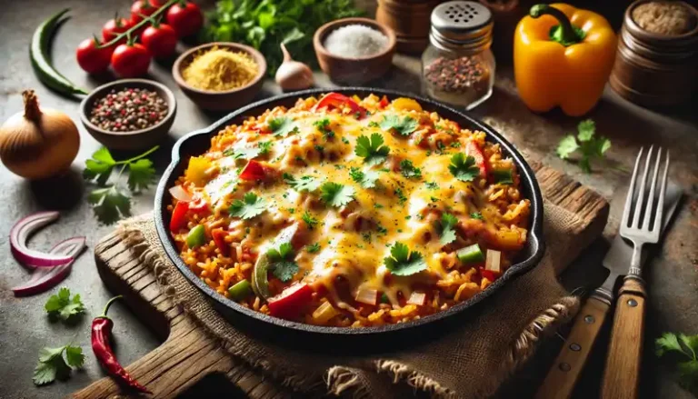 Spicy Tex-Mex Beef and Rice